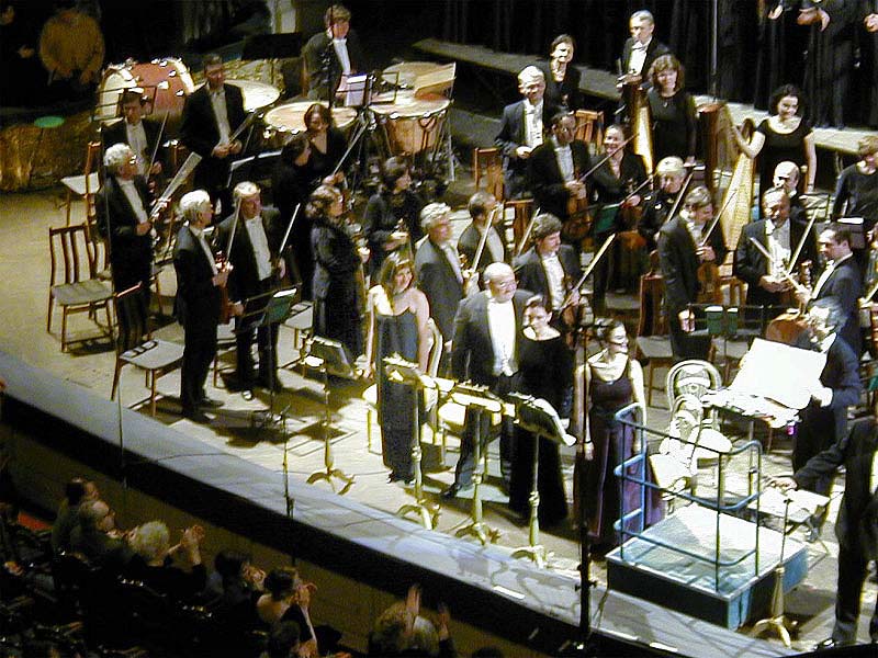 At the stage of Mariinsky Theatre (Kirov Opera)  (124K)